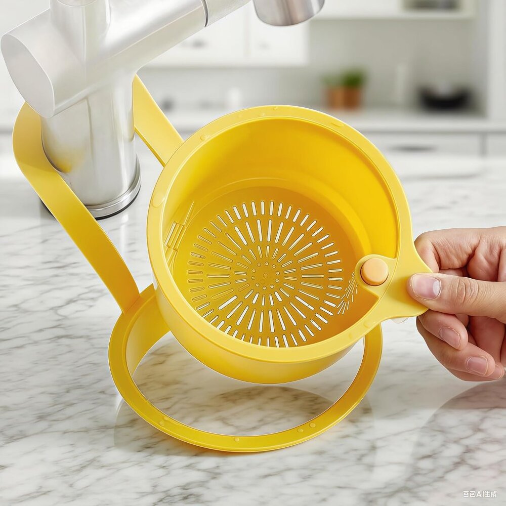 Sink Drain Basket Hanging Faucet Dishwashing(1 Pack)